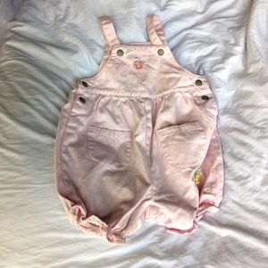 Carter's infant girls (size 6 months) one piece coveralls, pink with flower